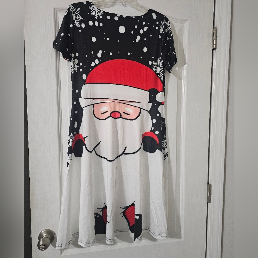 Santa Claus Graphic Dress Size Large - Picture 7 of 9